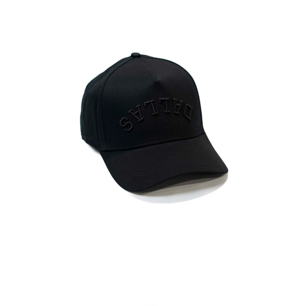 True Brvnd Dallas Black Embroidered Cap